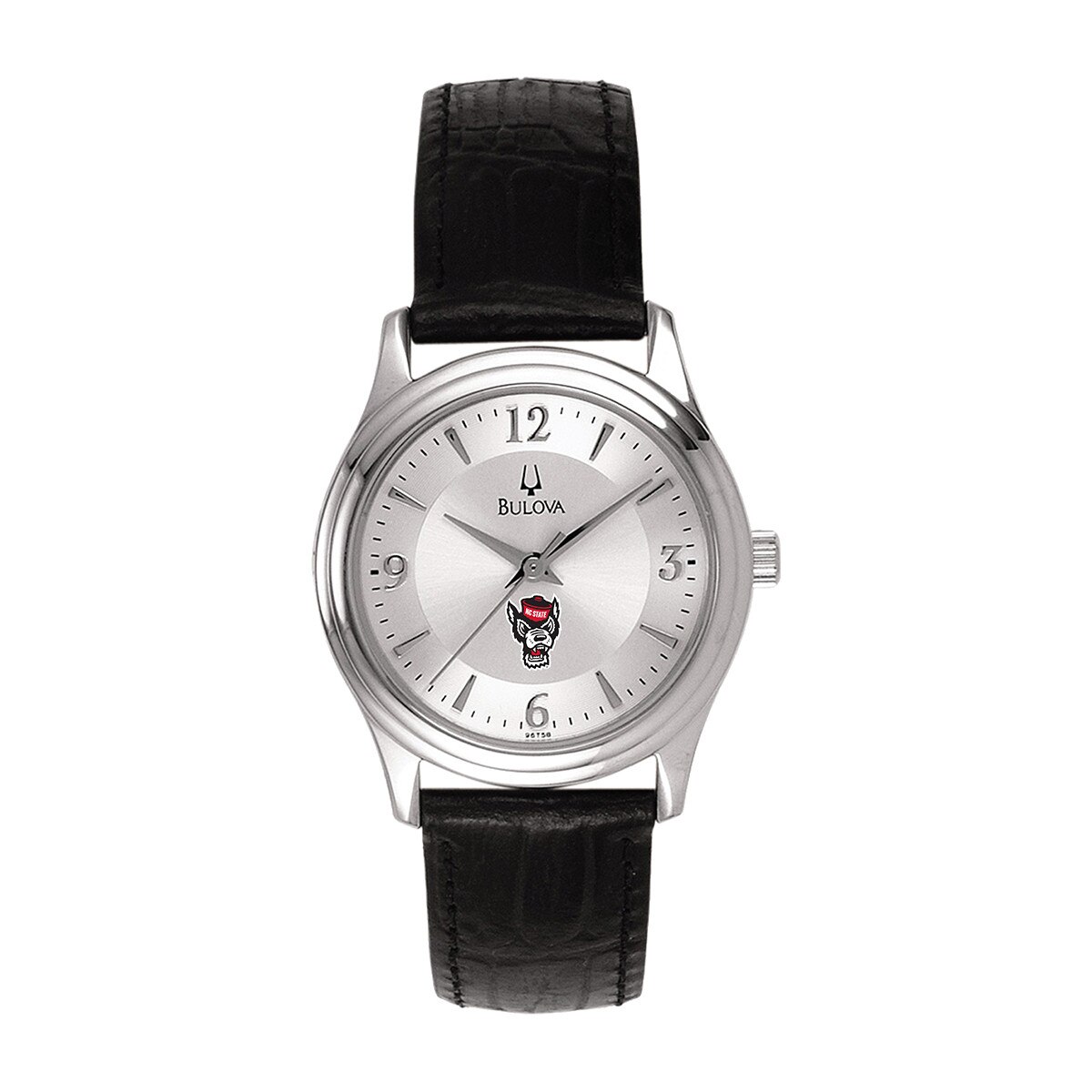 Womens Silver Tone Watch Wolfhead